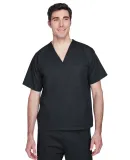 Harriton M897 Adult Restore 4.9 oz. Scrub Top BLACK