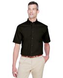 Harriton M500S Men's Easy Blend™ Short-Sleeve Tw BLACK
