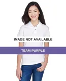 Harriton M200W Ladies' 6 oz. Ringspun Cotton Piqu? TEAM PURPLE