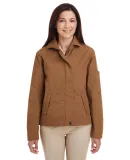 Harriton M705W Ladies' Auxiliary Canvas Work Jacke DUCK BROWN