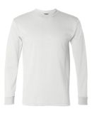 Bayside 2955 Union-Made Long Sleeve T-Shirt in White
