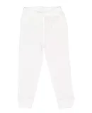 Rabbit Skins 202Z Baby Rib Toddler Pajama Pants WHITE