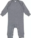 Rabbit Skins 4412 Infant Long Legged Baby Rib Body GRANITE HEATHER