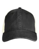 Comfort Colors 105 Unstructured Trucker Cap Black/ Ivory