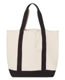 Comfort Colors C340 Canvas Heavy Tote IVORY/ BLACK