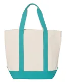 Comfort Colors C340 Canvas Heavy Tote IVORY/ SEAFOAM