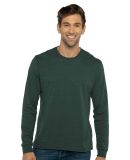 Next Level Apparel 6411 Unisex Sueded Long Sleeve  in Heather forest green
