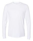 Next Level Apparel 6411 Unisex Sueded Long Sleeve  in White