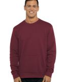 Next Level Apparel 9001 Unisex Crew with Pocket in Maroon