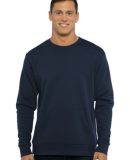 Next Level Apparel 9001 Unisex Crew with Pocket in Midnight navy