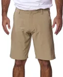 Burnside 9820 Hybrid Stretch Shorts Khaki Heather