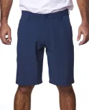 Burnside 9820 Hybrid Stretch Shorts Navy Heather