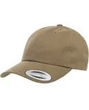 Yupoong 6245PT Peached Cotton Twill Dad Cap in Loden