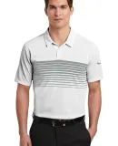 Nike AA1855  Dri-FIT Chest Stripe Polo White/Cool Gry