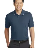 Nike AA1849  Dri-FIT Edge Tipped Polo Navy/White