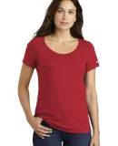 Nike BQ5236  Ladies Core Cotton Scoop Neck  Perfor Gym Red