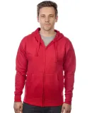 Cotton Heritage M2700 Prem. Full-Zip Hoodie—Vint Red