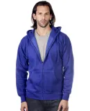 Cotton Heritage M2700 Prem. Full-Zip Hoodie—Vint Royal