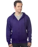 Cotton Heritage M2700 Prem. Full-Zip Hoodie—Vint Purple