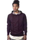 Cotton Heritage M2630 French Terry Pullover Hoodie Wine