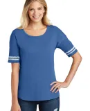 District Clothing DT487 District   Women's Scoreca Hthd Tr Ryl/Wh