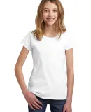 District Clothing DT6001YG District  Girls Very Im White