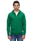 5497 American Apparel Full Zip Hoody KELLY GREEN