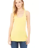 BELLA 8430 Womens Tri-blend Racerback Tank in Yllw gld trblnd