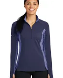 Sport Tek LST854 Sport-Tek Ladies Sport-Wick Stret Tr Navy/Tr NyH