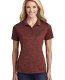 Sport Tek LST590 Sport-TekÂ® Ladies PosiChargeÂ Deep Red/Blk E