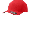 Sport Tek STC33 Sport-Tek Flexfit Grid Texture Cap in True red