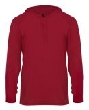 Badger Sportswear 2105 B-Core Long Sleeve Youth Ho in Red