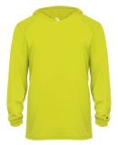 Badger Sportswear 2105 B-Core Long Sleeve Youth Ho in Safety yellow