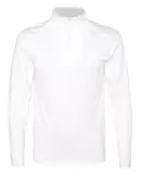 Badger Sportswear 4280 Quarter-Zip Lightweight Pul White