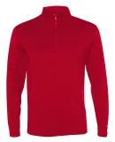 Badger Sportswear 4280 Quarter-Zip Lightweight Pul Red