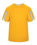 Badger Sportswear 2176 Striker Youth Tee Gold/ White