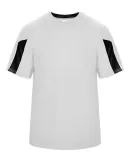 Badger Sportswear 2176 Striker Youth Tee White/ Black