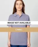 PQ412 American Apparel Unisex Cotton Piqué Tennis Camel