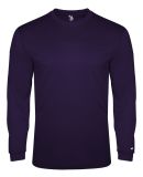 Badger Sportswear 4944 Triblend Performance Long S in Purple