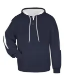 Badger Sportswear 1456 Sideline Fleece Hoodie Navy/ White