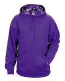 Badger Sportswear 1464 Digital Camo Colorblock Per in Purple/ purple