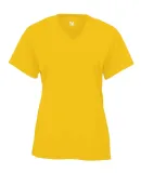 Badger Sportswear 2162 B-Core Girl's V-Neck T-Shir Gold