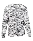 Badger Sportswear 2184 Digital Camo Youth Long Sle White Digital