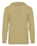 Badger Sportswear 4105 B-Core Long Sleeve Hooded T in Vegas gold