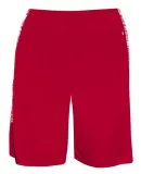 Badger Sportswear 4195 Blend Panel Shorts Red/ Red Blend