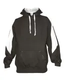 Badger Sportswear 1265 Saber Hooded Sweatshirt Charcoal/ White