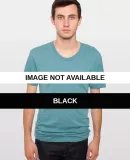 American Apparel RSA6402 Unisex Sheer Summer T-Shi Black
