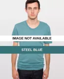 American Apparel RSA6402 Unisex Sheer Summer T-Shi Steel Blue