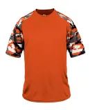 Badger Sportswear 2141 Camo Youth Sport T-Shirt Burnt Orange/ Burnt Orange Camo