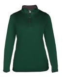 Badger Sportswear 4103 B-Core Women's Quarter-Zip in Forest/ graphite